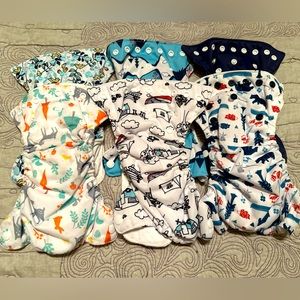Thirsties Natural All-in-One (AIO) Newborn cloth Diapers